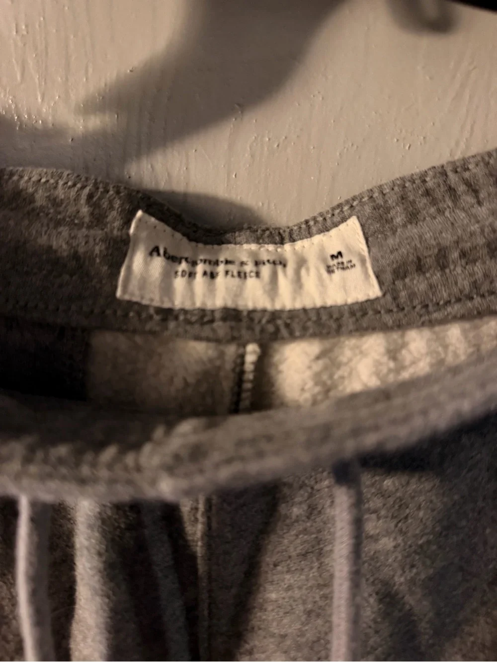 Abercrombie Men's Grey Drawstring Jogger Pants